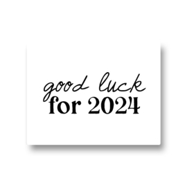 5 stickers - good luck for 2024