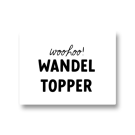 5 stickers - woohoo! wandel topper