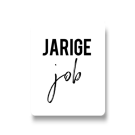 5 stickers - jarige job