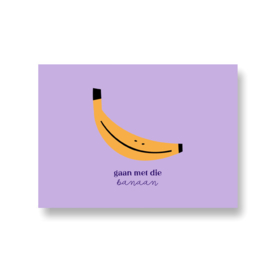 kaart met liefde - gaan met die banaan