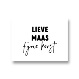 5 naamstickers - lieve fijne kerst