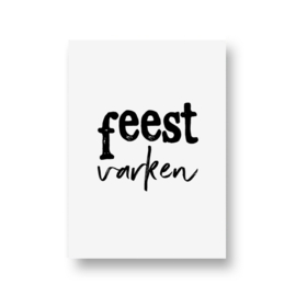 zwartwitjes - feestvarken