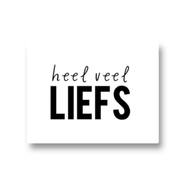 5 stickers - heel veel liefs 2