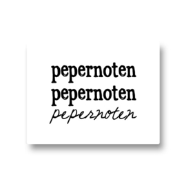 5 stickers - pepernoten