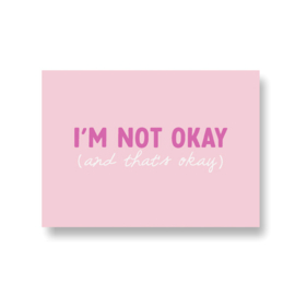 kaart met liefde - i'm not okay and thats okay