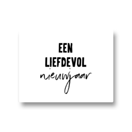 5 stickers - een liefdevol nieuwjaar