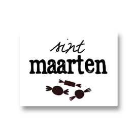 5 stickers - sint maarten snoepjes