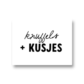 5 stickers - knuffels + kusjes