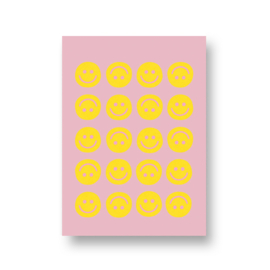LoLLies kaart - smileys