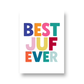 kaart - best juf ever