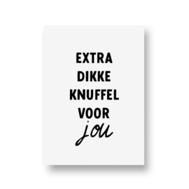 zwartwitjes - extra dikke knuffel voor jou