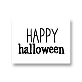 5 stickers - happy halloween