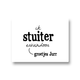 5 naamstickers - stuiter