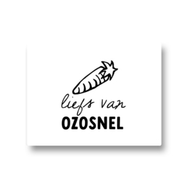 5 stickers - liefs van ozosnel