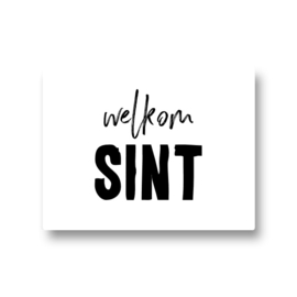 5 stickers - welkom Sint