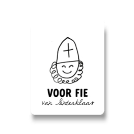 5 naamstickers - van sinterklaas 2