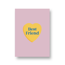 kaart met liefde - best friend