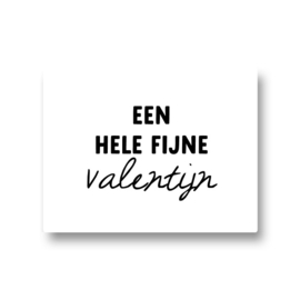 5 stickers  - een hele fijne valentijn