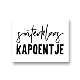 5 stickers - sinterklaas kapoentje