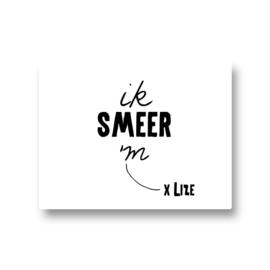 5 naamstickers - ik smeer 'm