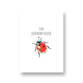 kaart van Opa Muis - fijn lieveheersfeestje