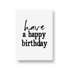 zwartwitjes - have a happy birthday