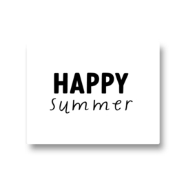 5 stickers - happy summer