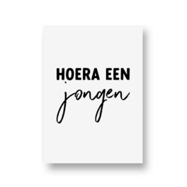 zwartwitjes - hoera een jongen