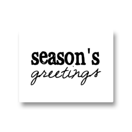 5 stickers - seasons's greetings