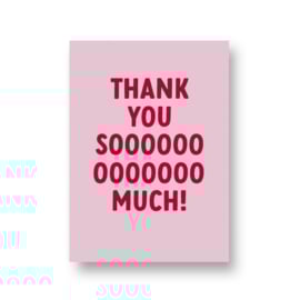 LoLLies kaart - thank you so much