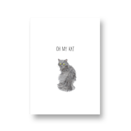 kaart van Opa Muis - oh my kat