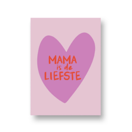 mamaas kaart - mama is de liefste