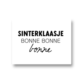 5 stickers - sinterklaasje bonne bonne bonne