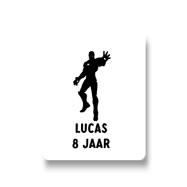 5 naamstickers - Iron Man