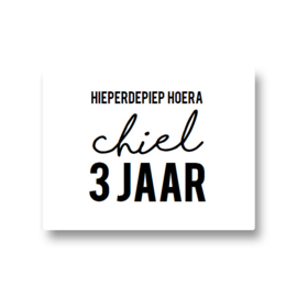 5 naamstickers - hieperdepiep (chiel)