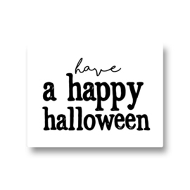 5 stickers - have a happy halloween