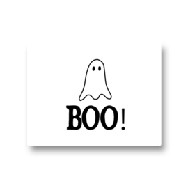 5 stickers - boo spook