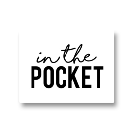 5 stickers - in the pocket