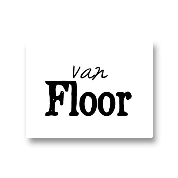 5 naamstickers - van naam