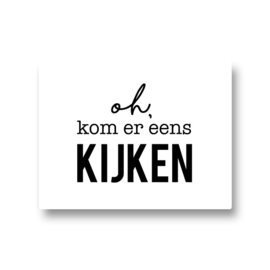 5 stickers - oh kom er eens kijken