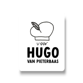 5 naamstickers - pietenmuts van Pieterbaas