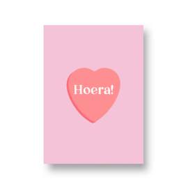 kaart met liefde - hoera!