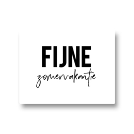 5 stickers - fijne zomervakantie