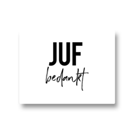 5 stickers - juf bedankt