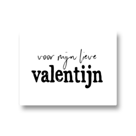 5 stickers - voor mijn lieve valentijn