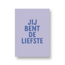 LoLLies kaart - jij bent de liefste