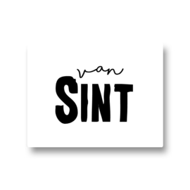 5 stickers - van sint