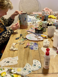 Decoupage workshop