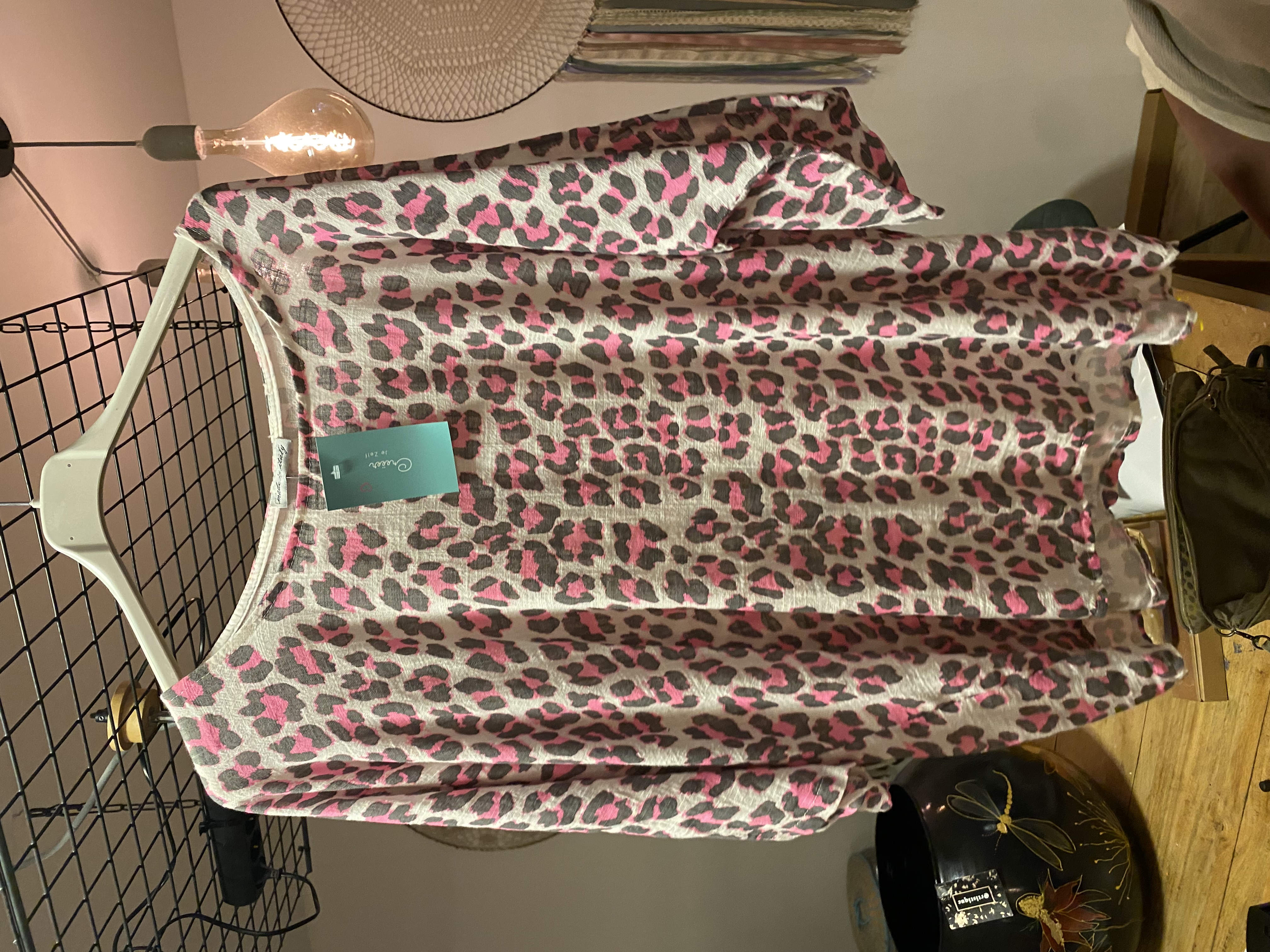 Dames shirt katoen lepard print