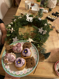 Kerst krans 🎅🏻 vers groen en deco!!